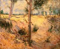 Árboles en un campo en un día soleado Vincent van Gogh